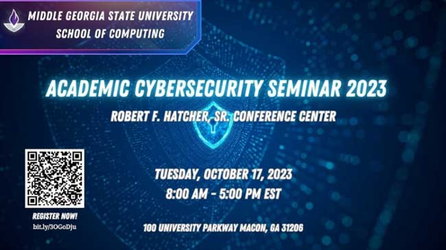 6th Annual Cybersecurity Seminar 2023  graphic.